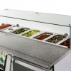 Atosa 3 Doors Pizza table Saladette Fridge 1365 mm|ESL3864 - Image 3