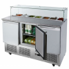Atosa 3 Doors Pizza table Saladette Fridge 1365 mm|ESL3864 - Image 2