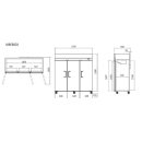 ATOSA MBF8003 Top Mounted Three Door Freezer - 1968 Litres - Image 3