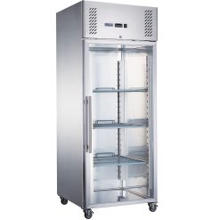 FED-X S/S Full Glass Door Upright Freezer - XURF600G1V