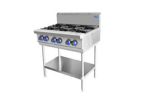 COOKRITE GAS 6 BURNER COOKTOP ON STAND
