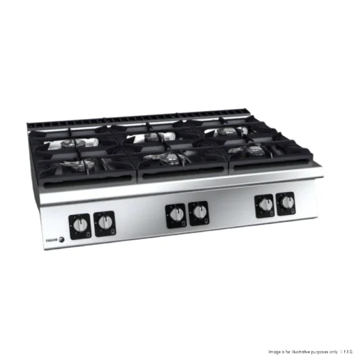 Natural Gas 6 Burner