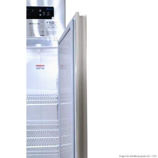 FED SUC500 TROPICAL Thermaster 2 x ½ door SS Fridge