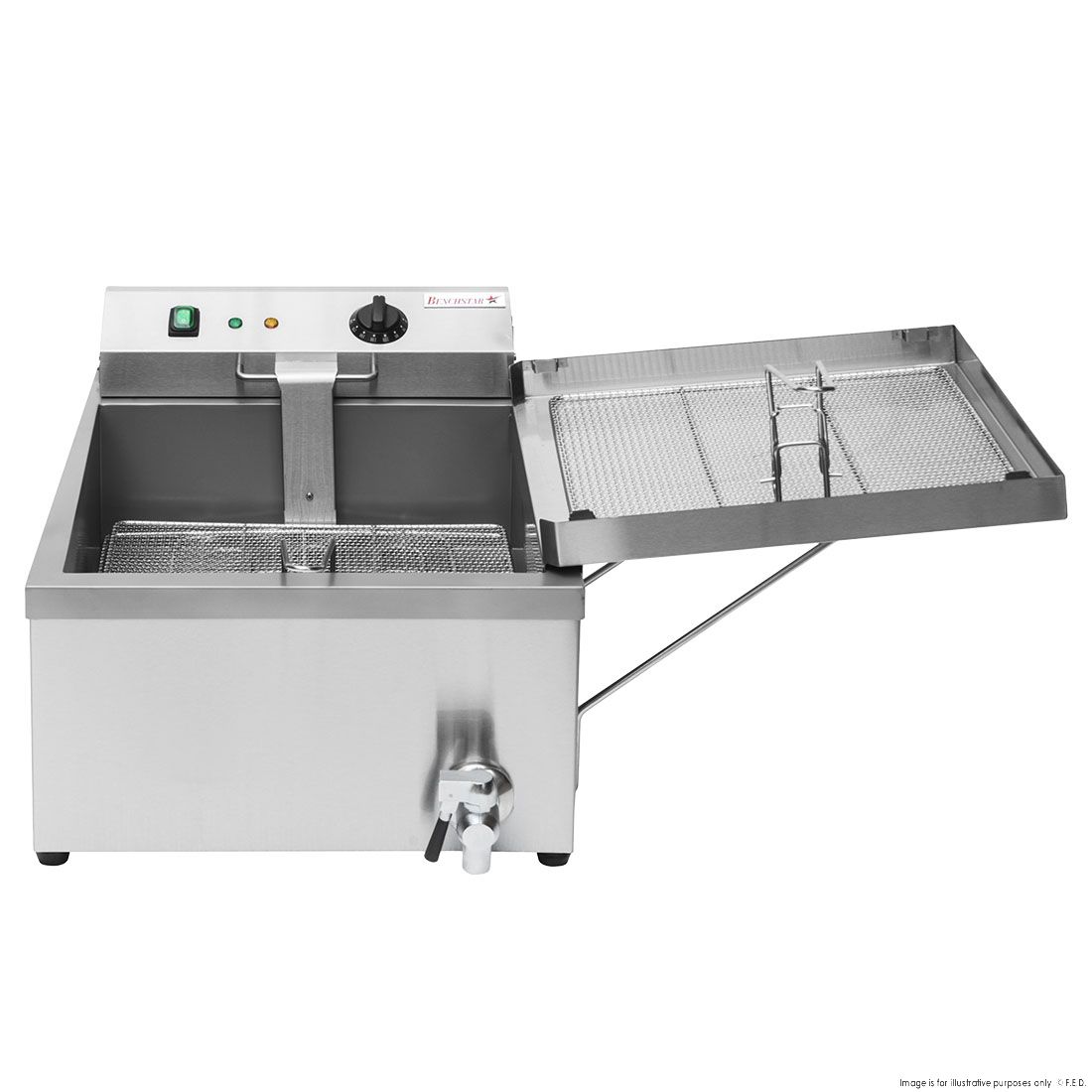 Benchstar EF-TE Benchtop Electric Donut Fryer 8 Benchstar EF-TE Benchtop Electric Donut Fryer - Image 8