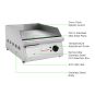 Benchstar GH-400E MAX~ELECTRIC Griddle 3 Benchstar GH-400E MAX~ELECTRIC Griddle - Image 3