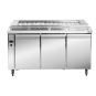 PWB150 three door DELUXE Pizza Prep Bench 2 PWB150 three door DELUXE Pizza Prep Bench - Image 2