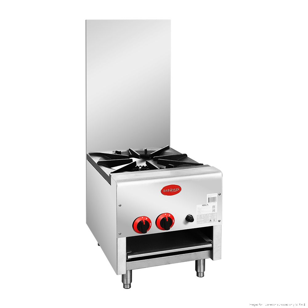 GASMAX RB-1B Dual Ring Burner Single Hob with Faucet 1 Gasmax Gas Dual Ring Single Burner with Built in Faucet RB-1B