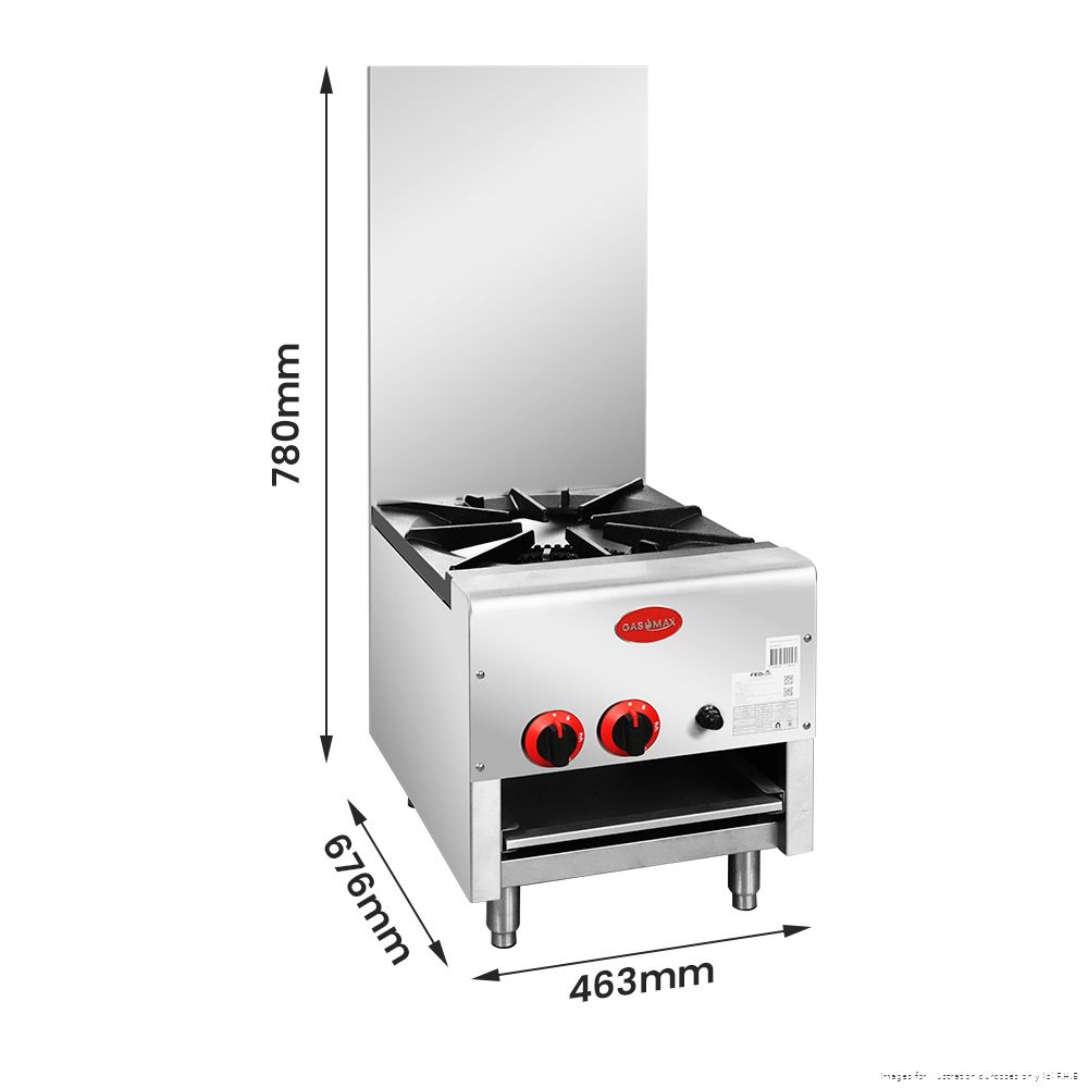 GASMAX RB-1B Dual Ring Burner Single Hob with Faucet 2 GASMAX RB-1B Dual Ring Burner Single Hob with Faucet - Image 2