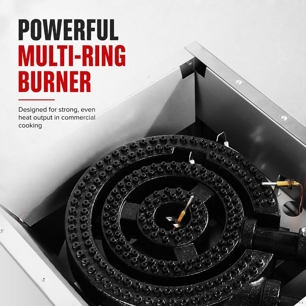 GASMAX RB-1B Dual Ring Burner Single Hob with Faucet 5 GASMAX RB-1B Dual Ring Burner Single Hob with Faucet - Image 5