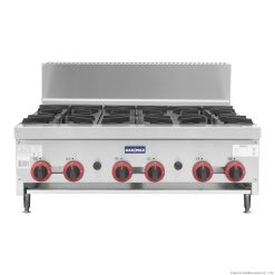 Gasmax - Gas Cook top 6 burner with Flame Failure - RB-6E