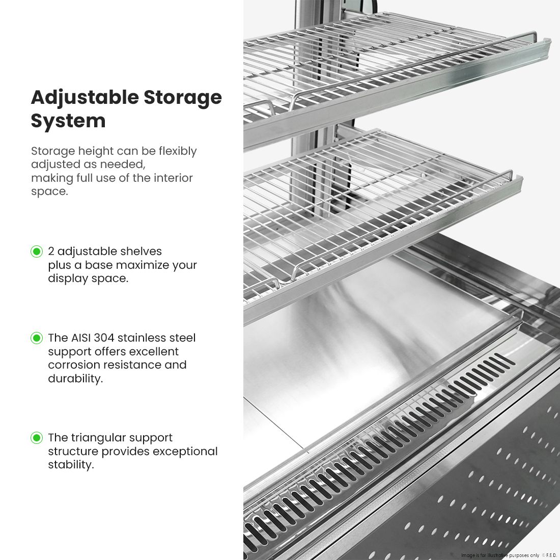 Bonvue SG090FA-2XB Bonvue Chilled Food Display 4 Bonvue SG090FA-2XB Bonvue Chilled Food Display - Image 4