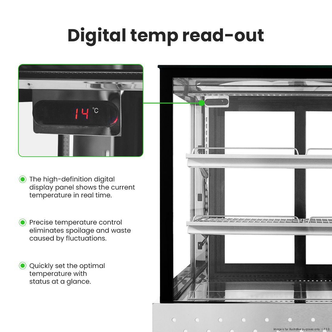 Bonvue SG090FA-2XB Bonvue Chilled Food Display 5 Bonvue SG090FA-2XB Bonvue Chilled Food Display - Image 5