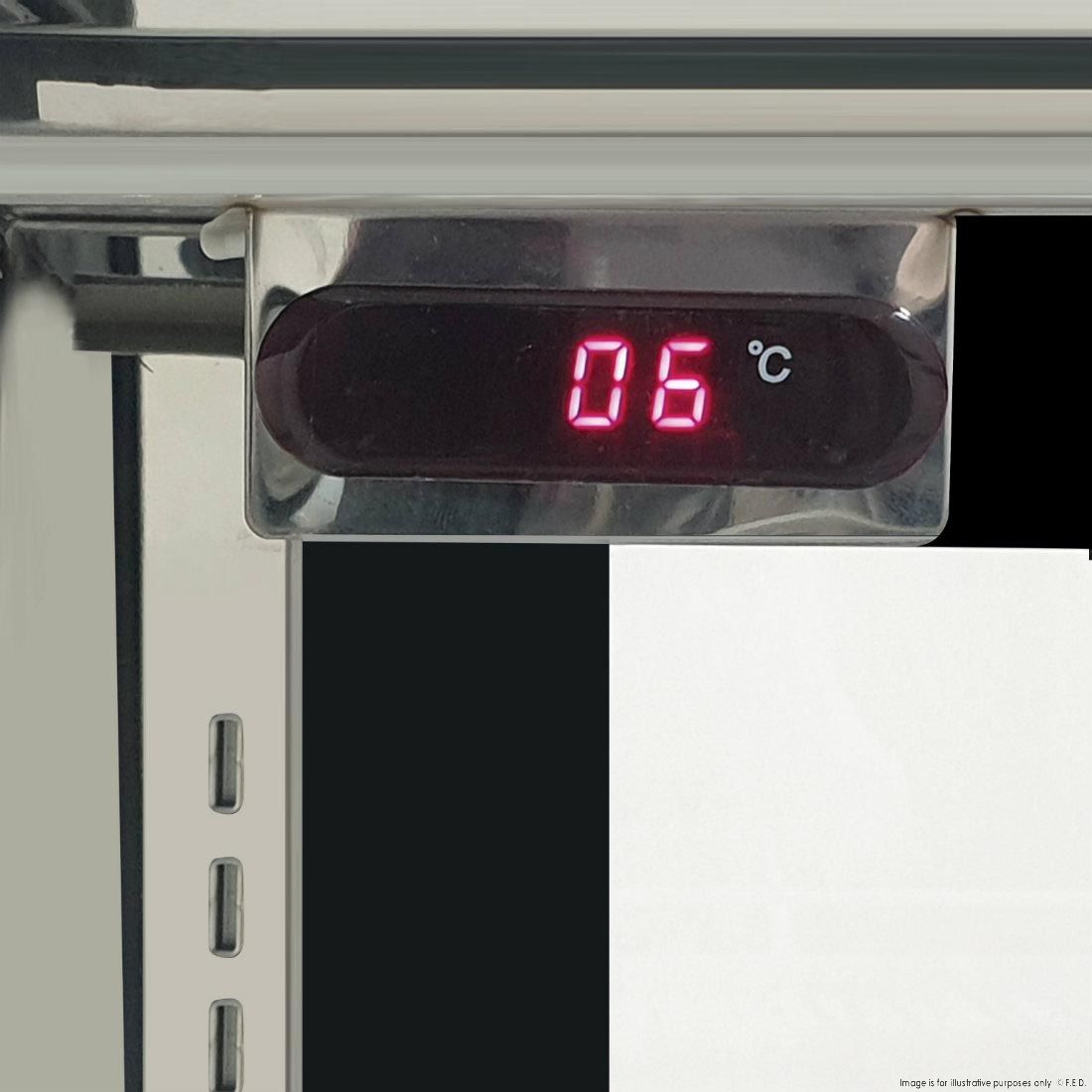 Bonvue Chilled Square Stainless Steel Food Display - SL880V 8 Bonvue Chilled Square Stainless Steel Food Display - SL880V - Image 8