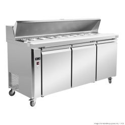 Thermaster SLB180 three large door Sandwich Bar Fridge