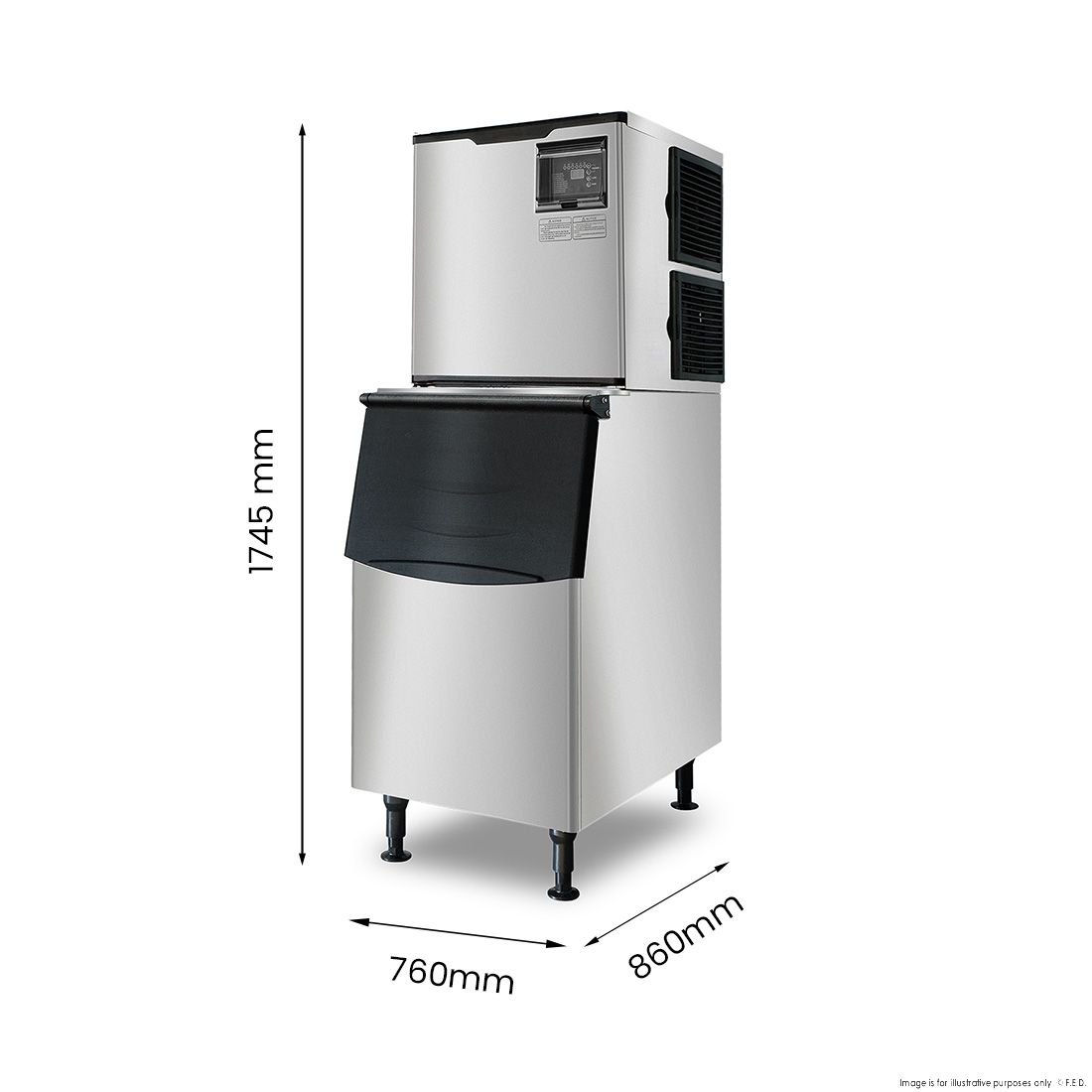 Blizzard Ice Maker Air-Cooled - SN-700P 2 Blizzard Ice Maker Air-Cooled - SN-700P - Image 2