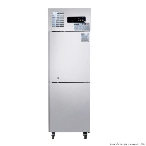 FED SUC500 TROPICAL Thermaster 2 x ½ door SS Fridge