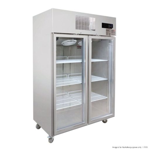 Thermaster SUCG1000 Double Door Upright Display Fridge