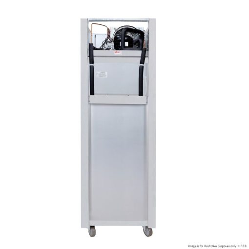 sucg500 single door upright display fridge back