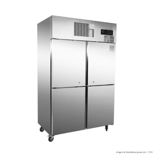 SUF1000 TROPICAL Thermaster 4 x Half door SS Freezer - Image 2