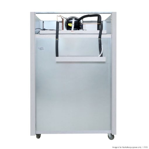 sufg1000 double door display freezer back