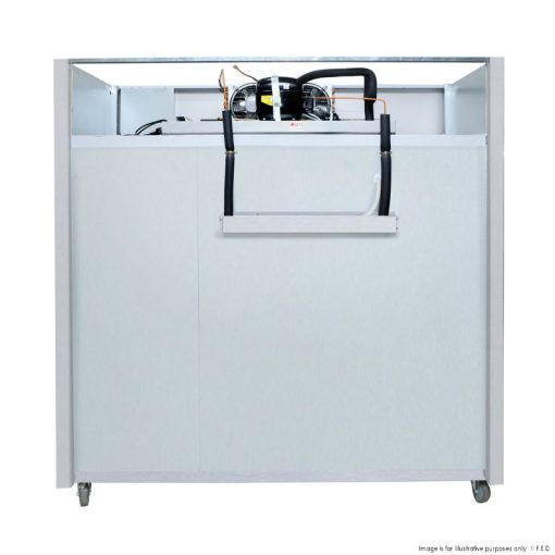 sufg1500 three door upright display freezer back