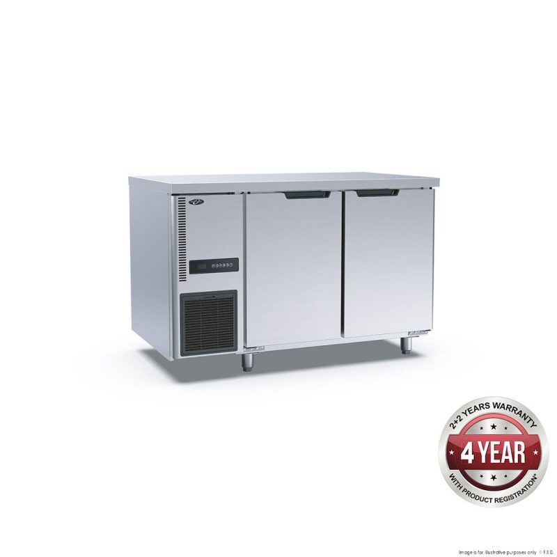 F.E.D. TL1200TN Stainless Steel Double Door Under Bench Fridge CKE Sydney