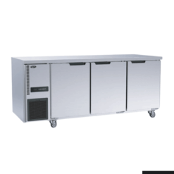 Thermaster Stainless Steel Triple Door Workbench Freezer - TL1800BT-3D
