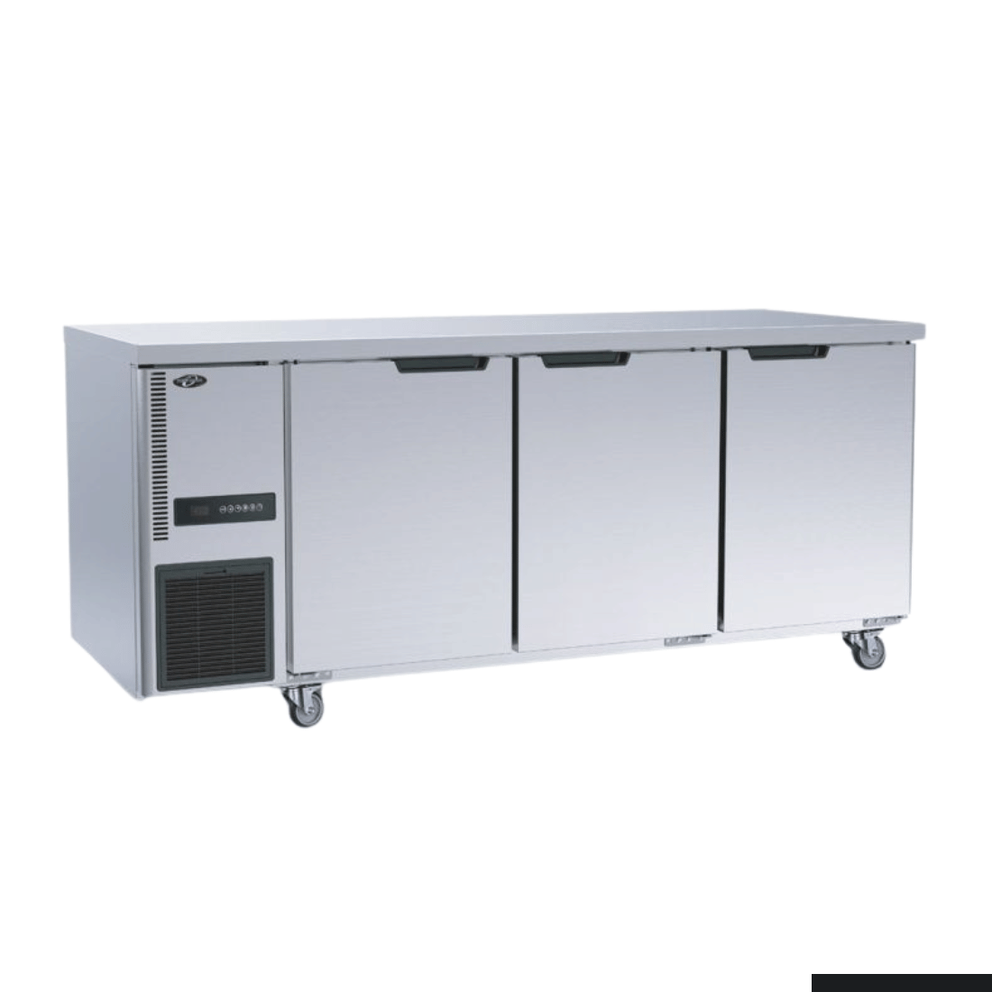 Thermaster Stainless Steel Triple Door Workbench Freezer - TL1800BT-3D 1 Thermaster Stainless Steel Triple Door Workbench Freezer - TL1800BT-3D