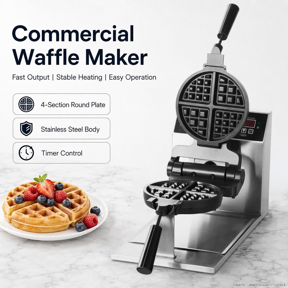 Benchstar Waffle Maker - WB-04A 6 Benchstar Waffle Maker - WB-04A - Image 6