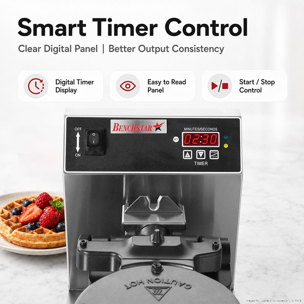 Benchstar Waffle Maker - WB-04A 5 Benchstar Waffle Maker - WB-04A - Image 5