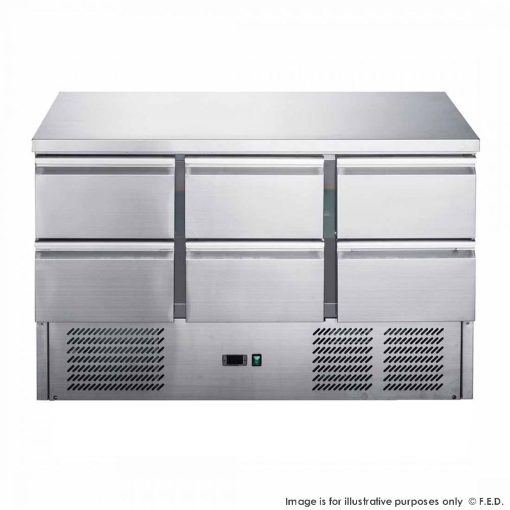 xgns1300 6d compact workbench fridge front 2