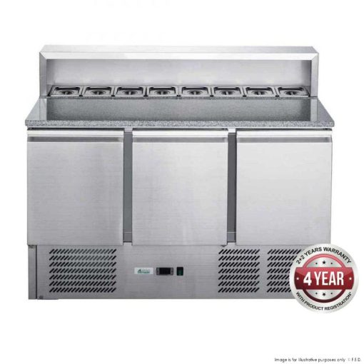 xgns1300e salad prep fridge front 1 1