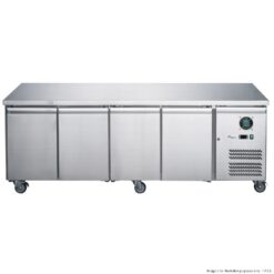 FED-X S/S Four Door Bench Fridge - XUB6C22S4V