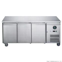 FED-X S/S Three Door Bench Freezer - XUB6F18S3V