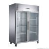 Two Full Glass Door Upright Fridge