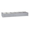 Roband BM24 Hot Bain Marie 8 x 1/2 size, pans , double row, 1355mm