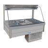 Roband CRX23RD Curved Glass Refrigerated Display Bar, 6 pans,1030mm