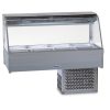 Roband CRX24RD Curved Glass Refrigerated Display Bar, 8 pans, 1355mm