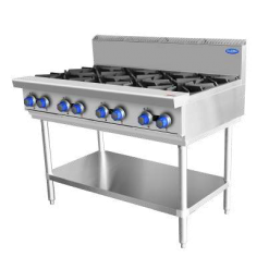 COOKRITE GAS 8 BURNER COOKTOP WITH STAND