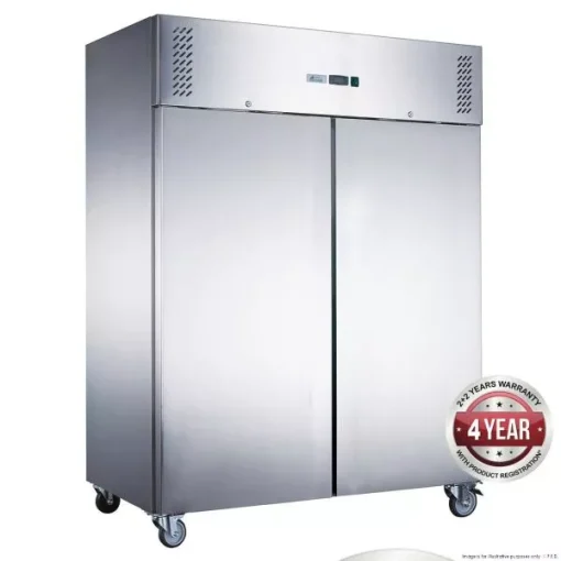 fed x xurc1200sfv stainless steel single door upright fridge 1200 litre 12