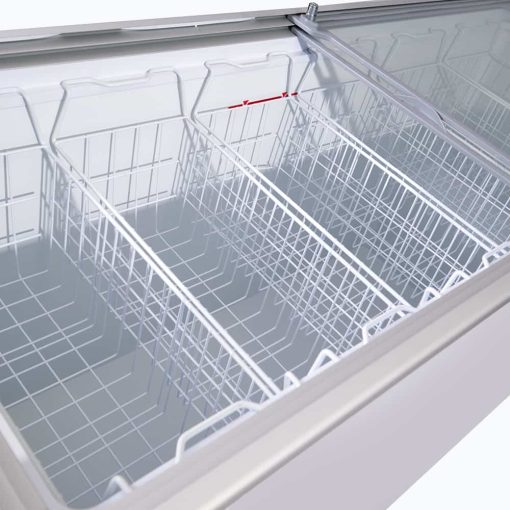 Bromic CF0200FTFG Flat Glass 191L Chest Freezer 719mm Wide - Image 2