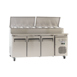Exquisite MTC363H Stainless Steel Top Food Preparation Refrigerators