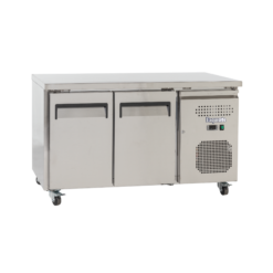 Exquisite SSF260H Two Solid Doors Underbench Storage Freezers Slimline