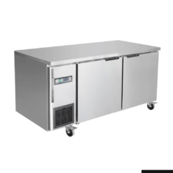 Thermaster Stainless Steel Double Door Workbench Fridge - TL1500TN