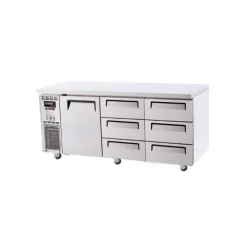 Turbo Air KUR18-3D-6-N Range Under Counter Six Drawer One Door Refrigerator - 538L