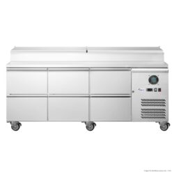 FED-X S/S Three Door Sandwich Counter - XSS8C20S3V
