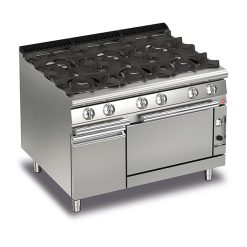 6 Burner Gas Cook Top With Gas Oven Q70PCF/G1205