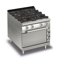 4 Burner Gas Cook Top With Gas Oven Q70PCF/G8005