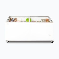 Bromic CF0600ATCG-NR Angled Glass 555L Chest Freezer 1750mm Wide