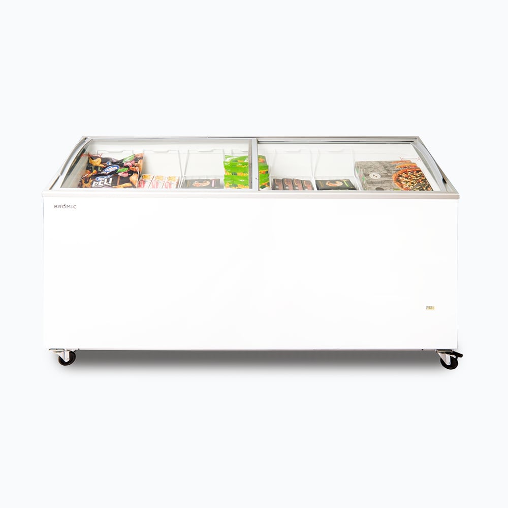 Bromic CF0600ATCG-NR Angled Glass 555L Chest Freezer 1750mm Wide 1 Bromic CF0600ATCG-NR Angled Glass 555L Chest Freezer 1750mm Wide